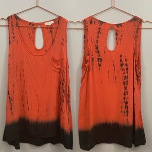 • EDGE • tie dye sleeveless blouse •
